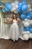 I truly couldn't have asked for a more perfect dress. From the moment I put it on, I knew it was the one. The fit, the details, the way it made me feel, everything was absolutely flawless. I felt so confident, beautiful, and 100% me. The quality is top-tier, and I received endless compliments. If you're debating, don't. This dress was worth every penny and more! Truly a dream come true. - Angelica R.