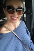 This shirt is so soft and amazing. It's stunning on. It makes me look like the most stunning woman. And that's how every women should feel. It looks great with heels and jeans! I love that it shows the collar bones and the back. I'm very satisfied with it. - Brianna R.