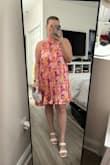 Wore this for a baby shower and it was perfection! Fit perfectly. I love the colors and how summery it is. - Kristie M.