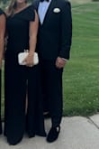 I felt great in the dress. I had it altered for length and stitched it in just a little up top. The bow was also stitched to lie fanned out. I received many compliments, and I felt great. The dress was perfect for the black-tie wedding. - Nadia S.