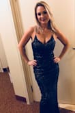I'm so glad I bought this stunning dress for my Christmas ball. I received so many compliments on it. I did have to get the length hemmed, but I expected that with my height. 
Very much worth the money! - EMILY C.
