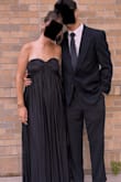 This dress was perfect for a black tie wedding I got so many compliments. I am 5'10 so I am taller, and this dress was perfectly at my feet. AND i also bought it because it made me feel confident in my stomach section since it was very loose and not tight. Very flattering! - Emma H.