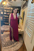 I love this dress, it's made so well and looks so pretty on. I ordered it in three colors! Fits true to size. This color is absolutely gorgeous and my favorite of all the ones I ordered. - Erin R.