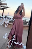 This dress was perfect for a wedding guest. It was comfortable, elegant and the material was great! - Grace C.