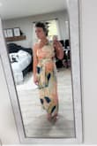 Love it! Wish it was a little shorter but I'm short. Probably fits average build perfectly - I'm just petite! Very comfortable. Love the material! - Kristen C.
