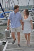 Loved this dress, was a little large in the bust for me, but nothing that showed much in the photos or was too obvious. Overall very pretty. Even when my dog got some paw prints on it, the dirt came out just fine. - Delaney G.