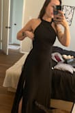 I ordered this one for a ball and ultimately returned because I went with another dress, as I felt like I needed some color, but I really liked this dress. It's flattering and classy! - Sierra