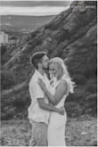 I wore this dress for my engagement photos and it was beautiful! It was elegant and flirty, and the tie straps looks amazing in the breeze! - Melanie P.