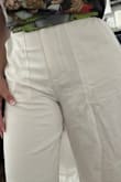 Love these pants materials. Great, not see-through. Good quality. Nice and soft. The button is nice and sturdy. Perfect for my vacation. - Cynthia A.