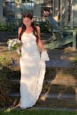 This dress was perfect for my small outdoor wedding ceremony. It came in fast and was true to size. The material was stretchy and a good quality. It accommodated my growing baby bump nicely with no alterations needed. - Katie P.