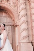 It was the perfect dress for my engagement pictures. As a reference, I measure 5'5 , my weight is 130 pounds, and the dress is a little long, but with the heels, it fits perfectly! There was a small problem when it came to shipping, but customer service solved it effectively, and my dress arrived just in time. - Edna I.
