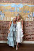 I wore this dress for my bridal shower and it was perfect! My theme was something blue and it matched the vibe perfectly! Love this dress so much and it was super comfortable. Would be perfect for any bridal event! - Kelli W.