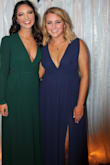 The slit is the perfect length! Didn't have to get it taken up on the end wore 3 inch heels - Lindsey L.