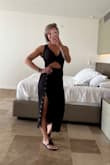 Super cute!  Although ribbed, it's lightweight and  has stretch in all of the right places!!!  I wore it on vacation in Mexico. - Pamela H.