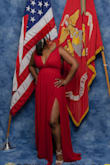 I wore this to the USMC Ball! I looked like a princess beside my 1ST Sergeant!! The fit is amazing >)! Not too loose, fits just right. This dress is for any occasion! - Sara B.