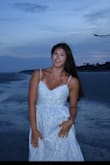 Runs on the smaller side, but I was worried about getting one size bigger because of the way it would look. However, it was worth it because of how flattering it was. Extremely comfortable though, make sure to size up once. - Marissa T.