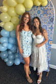 loved this dress for my bridal shower! true to size & comfortable with the adjustable straps - Tori M.