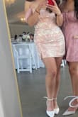 Loved the overall fit, no need to wear shapewear, the material isn't too telling loved it - Marissa G.