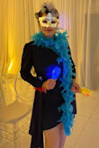fabric material is not the best, keep that in mind! good for hiding a belly - Jacqueline G.