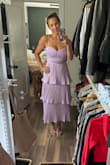I loveeeee the look and color, but just didn't work with my big boobs. Definitely recommend if smaller chested, so pretty! - Stephanie H.
