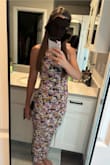 Fit is true to size and hugs you in all the right spots. The material is SO soft - it feels like I'm wearing a nightgown. The length varies depending on height, but I'm 5'6 and it came down to almost my ankles. - Karlie W.