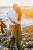I wore this to the beach in our engagement photos during golden hour, and the colors really popped. Beautiful dress - great material and super cute back - Karlie W.