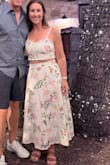 Actually LOVE this 2 piece set! I received so many compliments! It was comfortable to wear in the Texas summer heat! I usually feel I need a bra, and I didn't with this. It held the girls up perfectly with the adjustable straps! - Emily D.