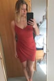 This dress turned out to be everything I wanted and more. I will be going to Vegas for my 21st which is way I purchased this dress. The material is extremely nice and it fits perfectly. I love the draped material across the front. Just like the photo. - Kelsee G.