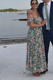 Absolutely adore this dress, beautiful comfortable fit. Floral and bright but also not too bright to stick out in pictures. Plenty of compliments. - Mariah C.