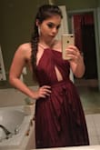 The material is light and silky, but that means it required a lot of ironing. The dress is flowing but gives a sexy appeal with the open front. I cannot wait to wear this dress for my military ball in May. - Sarah B.