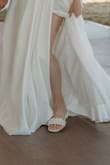 I wore these shoes for my wedding which was located in a field, from 4pm to midnight, and my feet never hurt. No blisters, no aching feet, and I didn't break the shoes in ahead of time. I literally can't believe how comfortable these shoes were. - Kayla P.