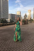 This dress is beautiful! I love the style, and the color. I did have it taken in a little bit on the sides of the bust. Fit's perfect now, and I can't wait to wear it to the event I bought it for! - Deena K.