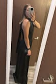 I ordered this dress for a wedding that I'm a bridesmaid in. It is perfect for the wedding and it's a dress I can save to wear for other events as well. It is a slim fit so order true to size if you want a tighter fit or order a size up if you don't want it to fit snug. I also will have to the dress hemmed because it's really long, even with heels on. But other than that, it's perfect! - Stasia G.