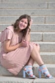 I love these shoes! I bought them for my graduation photos and have even worn them multiple times after that. They are super cute and a great quality pair of heels! - Stasia G.