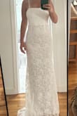 I purchased a few dresses from Lulus for my wedding, and this was my pick! It fit great once I adjusted the straps properly, and the length was nice, not too short or too long. The dress is comfortable as well. I do wish the straps were a little thicker, but aside from that, it's a great dress! - Katie I.