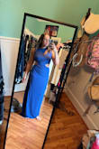 Love the color and texture, but while the dress fit my proportions, it hung at the waist and hip area too much for me - Brittany W.