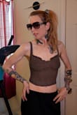 This top is even more comfortable than it looks. It fits true to size, but stretches well. It hooks along the front center seam. The straps are not adjustable. The chest area fits perfect for a smaller chest and helps accentuate. Great quality! - JENNIFER N.
