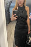 This dress is beautiful and fits right in my size - Sirilawan K.
