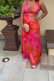 Received lots of compliments!! Lovely colors, vibrant! Summer dress - C. U.