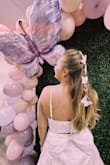 I loved this dress! Wore it for my bridal shower. I've always been worried about short dresses, but she covered me completely. Highly recommend! - Allee P.