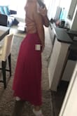 The dress is beautiful but it run a little small and the dress is short for tall people like me. It was above my ankle so it didnt looked good. I returned it and order a different one. But the dress overall is beautiful, is sad that it didnt worked for me. Good quality. - Barbara A.