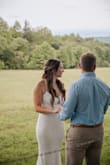I wore this for my wedding and I loved it! It was so stretchy and flattering! Easy to get on and to sit in. - Allee I.