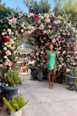 Cute dress, but I would size up if you're in-between sizes. I initially purchased for a trip, and it came late, so now it's a dress for brunch! - Kenya E.