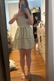 Very flattering and comfortable! Perfect for a summer day, could be dressed up for an event as well. True to size. - Elizabeth M.