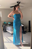 True to color and fit very nicely! Didn't slip off at all on the top, even when dancing - Ella B.