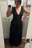 This is probably the 20th dress I've tried on for a black tie wedding. I wish I had ordered from Lulu from the very beginning. Highly impressed with the quality of all of the dresses I received, but this one is perfect. I'm a mid size girly with big hips and a perimenopausal tummy and this dress is the first one that made me feel good! Thankful to have come across this dress! - Nichole S.