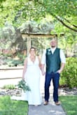 Had to get the length altered and got buttons to tie up the train for the reception, but loved it! So comfy too. - Emily K.