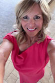 I'm 61 and finding it harder to find clothes that match my body/ personality... It's a thing.  This dress made me feel so beautiful!  It fits perfectly (ordered a M) the color is a rosy red, not fire engine red.  I got TONS of compliments from complete strangers.  It's flattering, modest, but slightly sexy with the off-the-shoulder neckline.  Very classy!  I wish there were more colors to choose from! - Karen R.