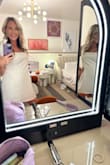I wore this dress to the Backstreet Boys concert in Las Vegas, and it was awesome! I could wear a regular bra with it; it was comfortable and just adorable on. I sized up for this dress because the medium was just a touch too tight for my preference. - Mika T.