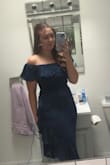 This dress fit so well, and it worked perfectly for the wedding I went to! It was a little tight in the waist section, but I wouldn't size up. - Cheyenne G.